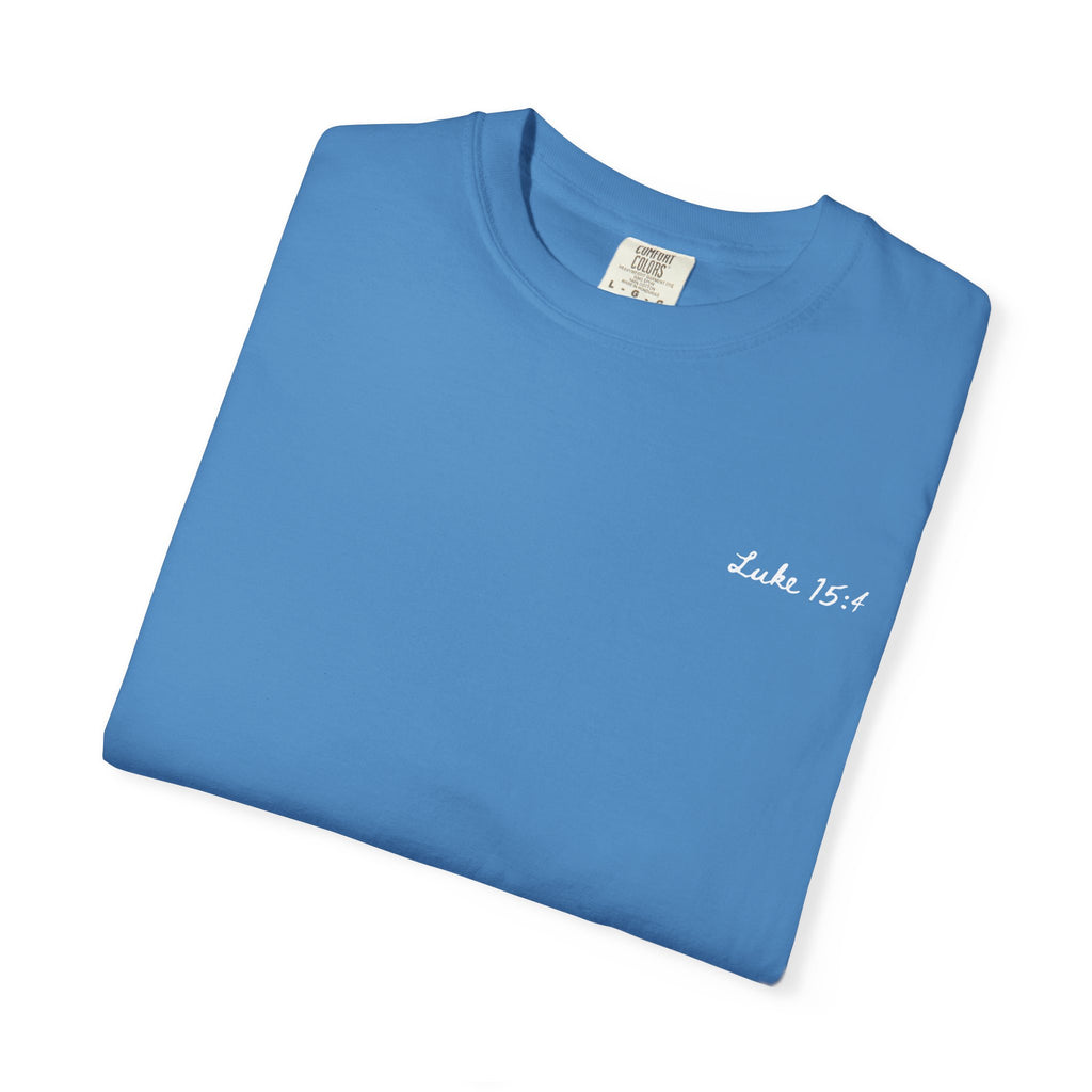 HE LEFT THE 99 TO SAVE ME COMFORT COLORS TEE - BLUE